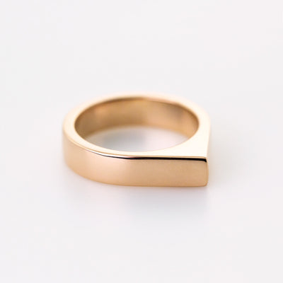 Aberdeen Ring 4mm Width in 14K Rose Gold