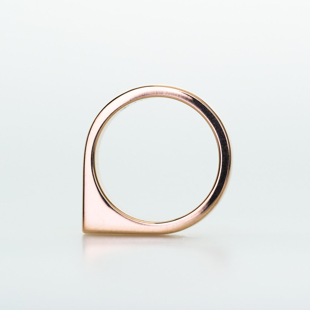 Aberdeen Ring 4mm Width in 14K Rose Gold