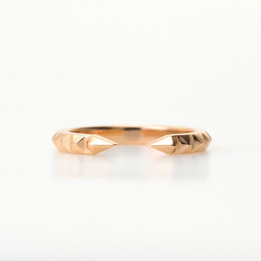 ‘Tender Love’ Open Ring in 14K Rose Gold
