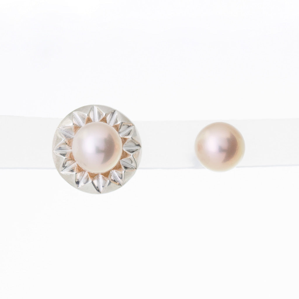 ‘Tender Love’ Stud Earring Jacket in Sterling Silver