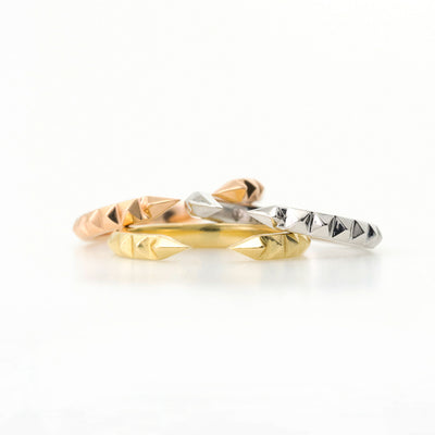 ‘Tender Love’ Open Ring in 14K White Gold
