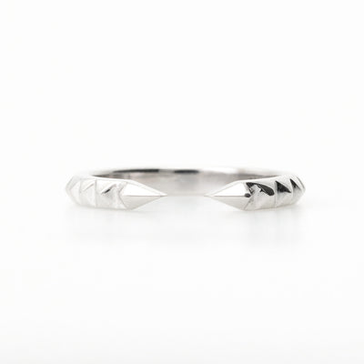 ‘Tender Love’ Open Ring in 14K White Gold